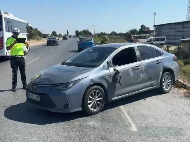 S&ouml;ke&rsquo;de trafik kazası: 1 yaralı