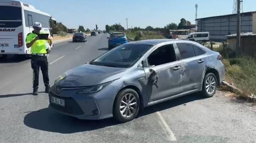 S&ouml;ke&rsquo;de trafik kazası: 1 yaralı