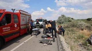 Otomobilin kağıt gibi savrulduğu kazada 4 kişi yaralandı