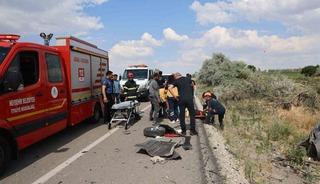 Otomobilin kağıt gibi savrulduğu kazada 4 kişi yaralandı