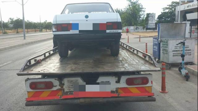 Antalya’da drift yapan sürücüye adli ve idari işlem 1