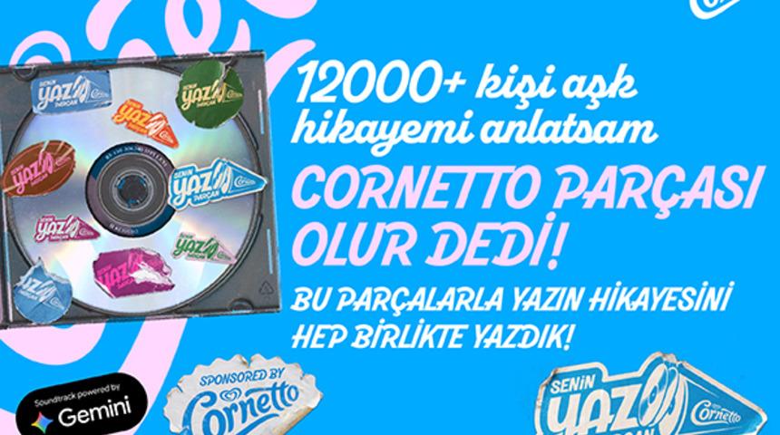 Cornetto bu yaz mikrofonu m&uuml;zikseverlere uzattı
