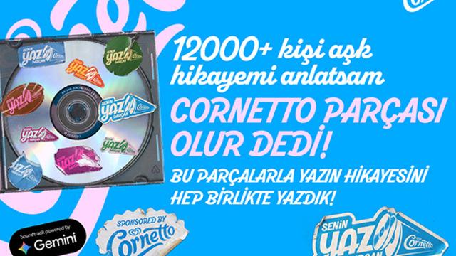Cornetto bu yaz mikrofonu müzikseverlere uzattı