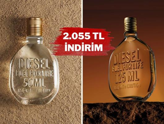 İkonik erkek kokusu Diesel Fuel for Life parf&uuml;m&uuml;n fiyatı dipte