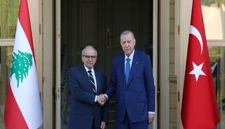 Cumhurbaşkanı Erdoğan, L&uuml;bnan Başbakanı Selam'ı kabul etti
