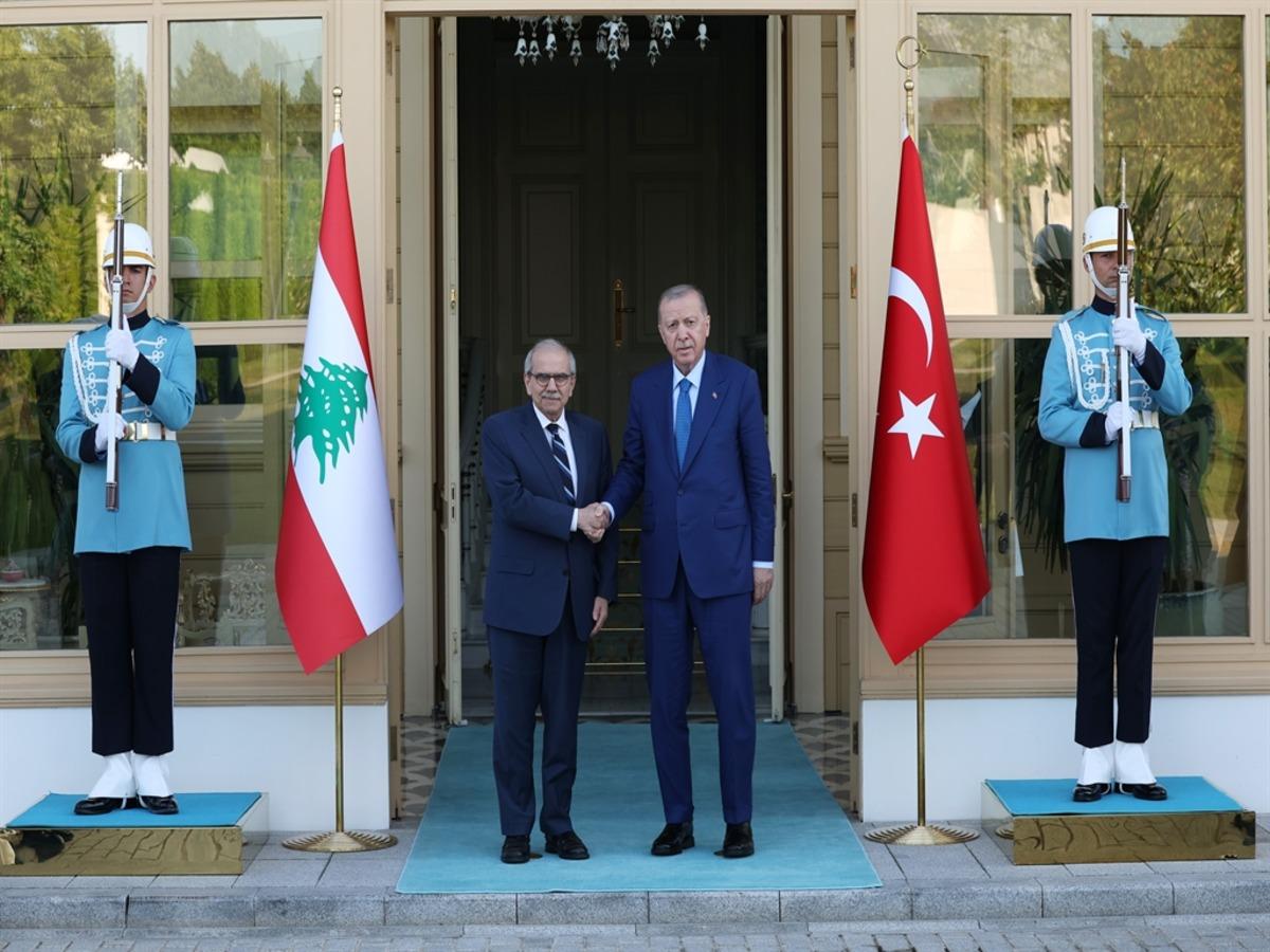 Cumhurbaşkanı Erdoğan, L&uuml;bnan Başbakanı Selam ı kabul etti 1