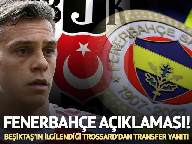 Beşiktaş'ın ilgilendiği Trossard'dan Fenerbah&ccedil;e iddialarına flaş yanıt!