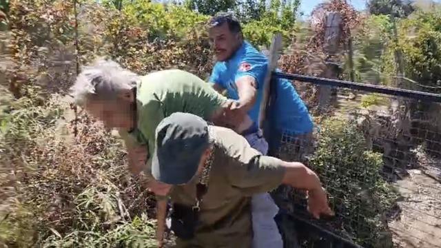 Kendini yakmak isteyen yaşlı kadın makilik alanı ateşe verdi