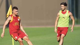 Son dakika: Galatasaray, g&uuml;n&uuml; &ccedil;ift antrenmanla tamamladı