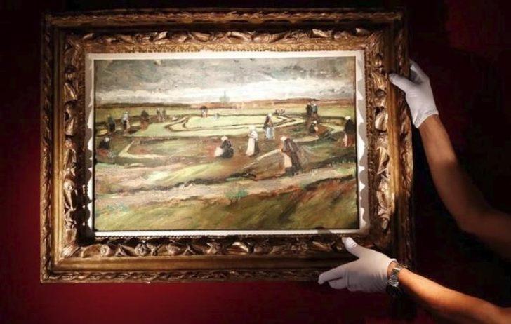 Van Gogh'un 'Women Mending Nets in the Dunes' tablosuna 7 milyon euro   G1