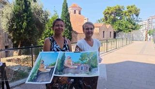 Antalya'nın tarihi dokusunu tuvale taşıyorlar