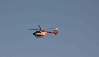 Hava ambulansları 10 yaşındaki &ccedil;ocuk i&ccedil;in seferber oldu