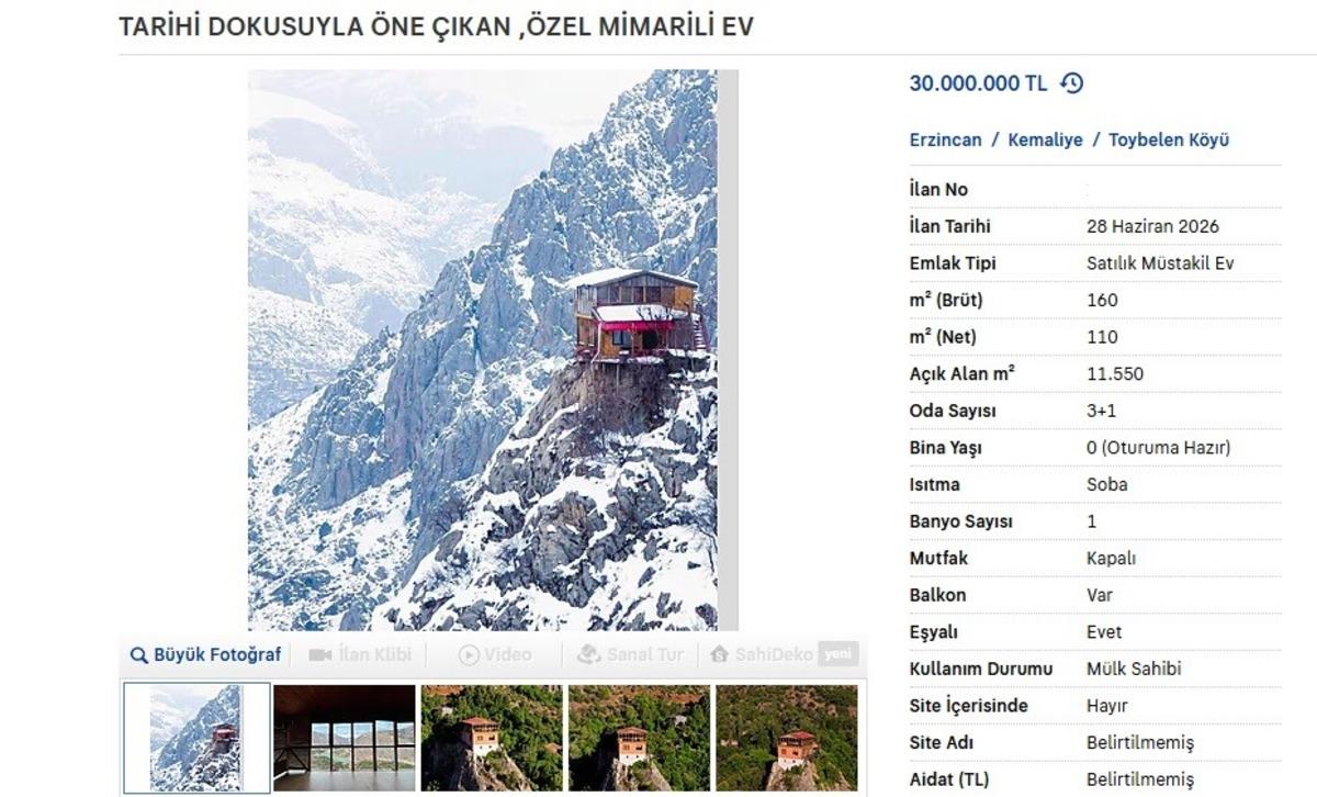 Kayalığın üzerindeki meşhur ev satışa çıktı! İstenen rakam dudak uçuklattı 2