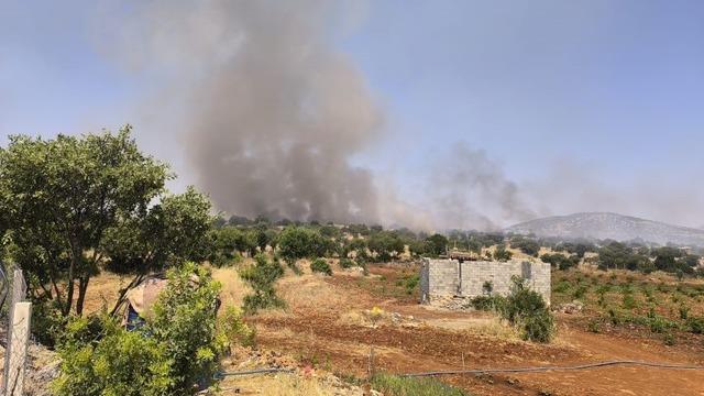Diyarbakır’da örtü yangını