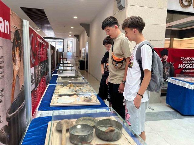 &Ccedil;anakkale ruhu Tavşanlı&rsquo;da, savaş malzemeleri sergisi ziyarete a&ccedil;ıldı 5