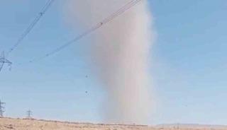 Elazığ&rsquo;da korkutan hortum kamerada