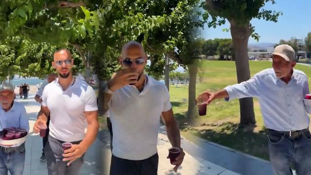 Ünlü fenomen Türkiye'de içeceğe 100 dolar ödedi! Satıcının tepkisi gündem oldu