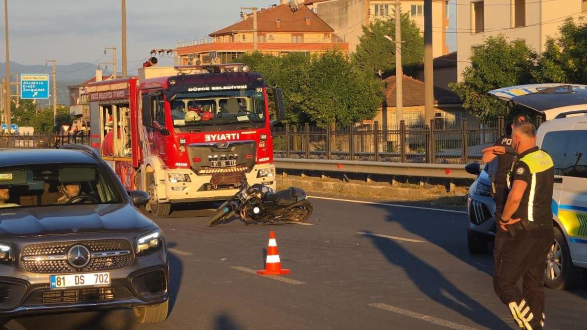 Düzce’de zincirleme kaza: 1 ölü, 1 yaralı 1