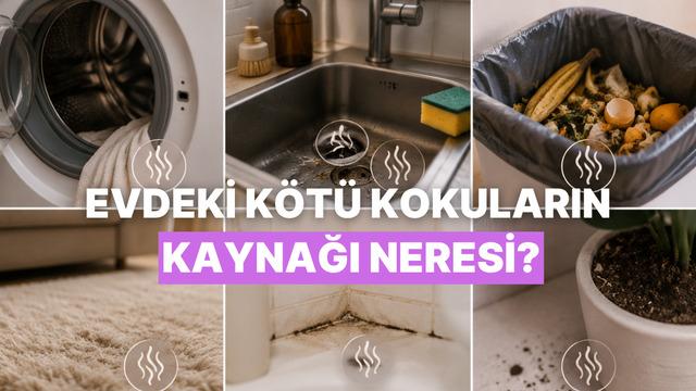 Evdeki kötü kokuların kaynağı aslında neresi? Kimsenin aklına gelmeyen 10 köşe
