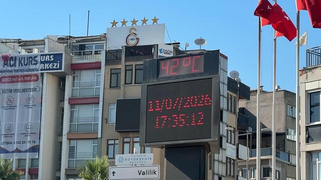 Aydın'da termometreler 42 dereceyi gösterdi! Cadde ve sokaklar boş kaldı