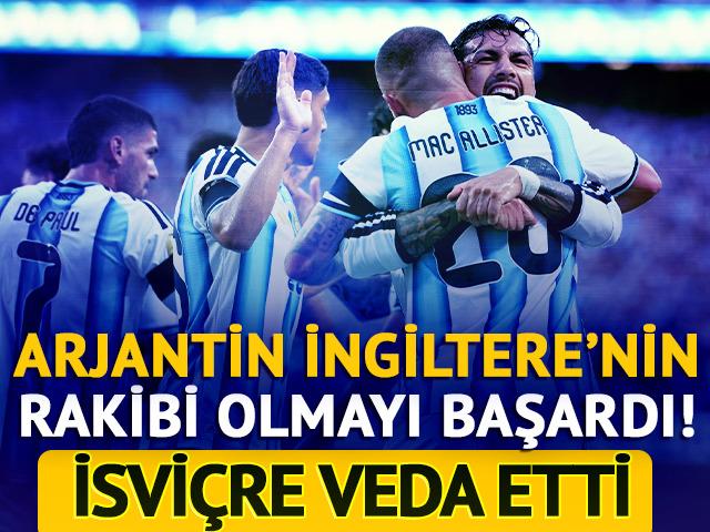 Uzatmalarda şov! Arjantin İngiltere'nin rakibi oldu
