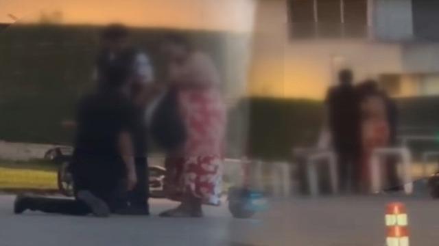 Fatih'te taciz iddiası! Saniye saniye kamerada