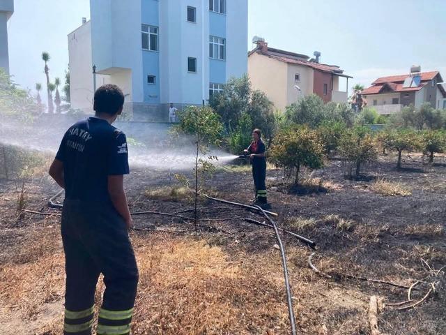 D&ouml;rtyol&rsquo;da bah&ccedil;e yangını 4