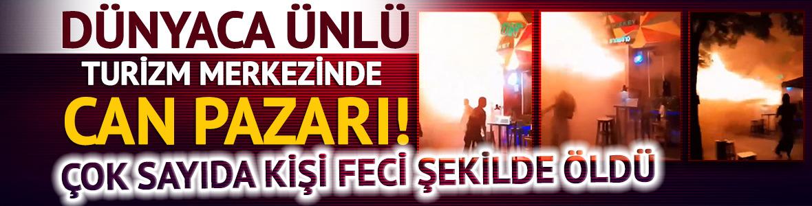D&uuml;nyaca &uuml;nl&uuml; turizm merkezinde can pazarı! &Ccedil;ok sayıda kişi feci şekilde &ouml;ld&uuml;...