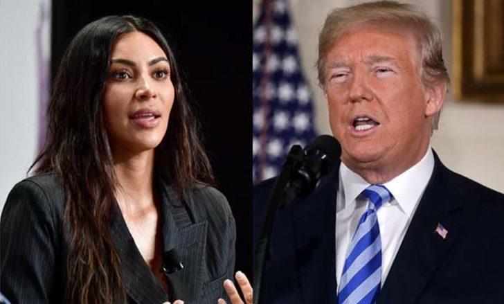 Donald Trump Kim Kardashian'ın isteğini kıramadı  G2