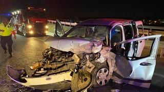 Malatya'da hafif ticari araç otomobille çarpıştı: 5 yaralı
