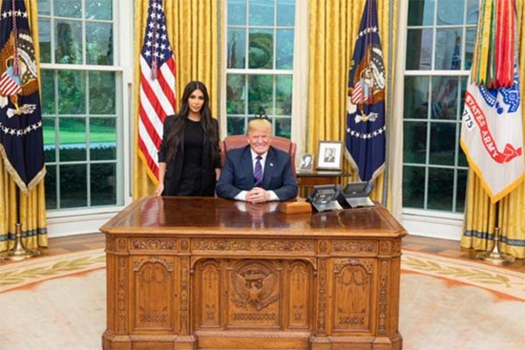 Donald Trump Kim Kardashian'ın isteğini kıramadı 