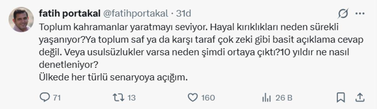 Haluk Levent X in gündeminde: Fatih Portakal dan dikkat çeken sözler 2