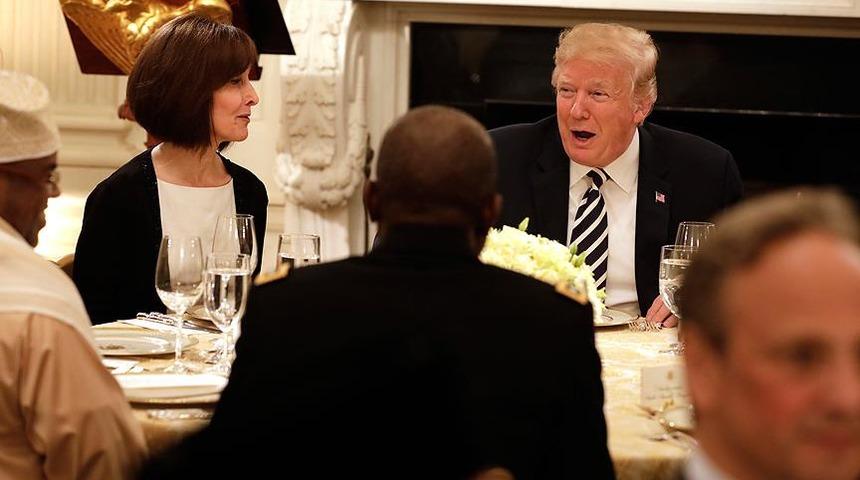 ABD Başkanı Trump Washington'da ilk iftarını verdi