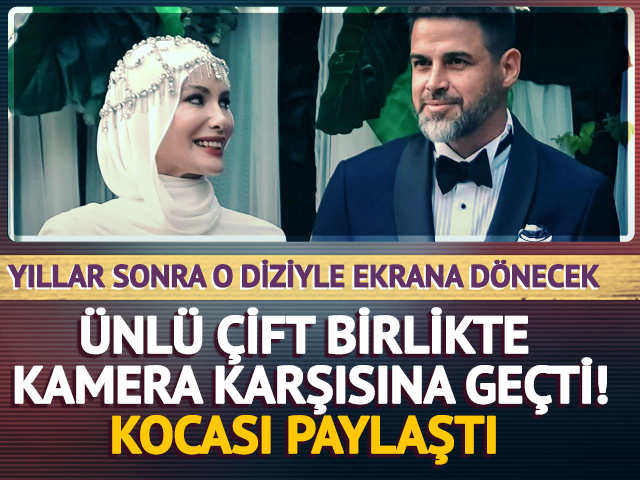 Gamze &Ouml;z&ccedil;elik kamera karşısına ge&ccedil;ti! Kocası paylaştı