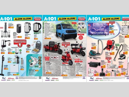 A101'e overlok makinesi geliyor! 16 Temmuz A101 kataloğu 