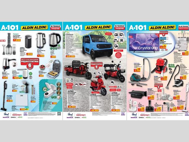 A101'e overlok makinesi geliyor! 16 Temmuz 2026 A101 kataloğu 