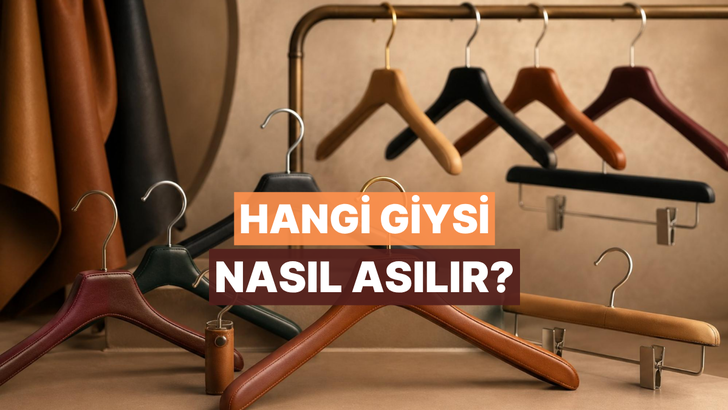Kumaş t&uuml;rlerine g&ouml;re gardrop askısı se&ccedil;imi: Hangi giysi nasıl asılmalı?
