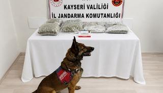 Kayseri'de uyuşturucu operasyonunda 5 kilogram esrar ele ge&ccedil;irildi