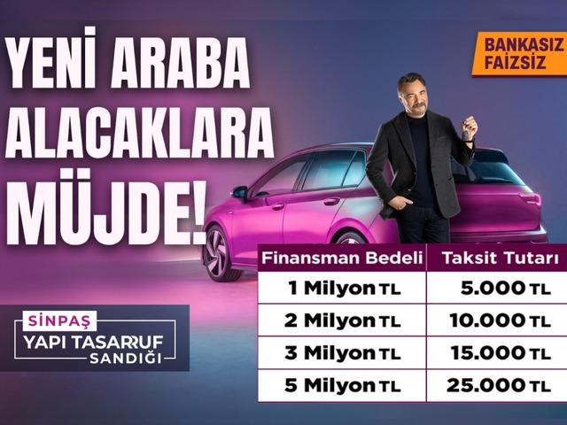 Formu doldur, faizsiz araba sahibi ol!