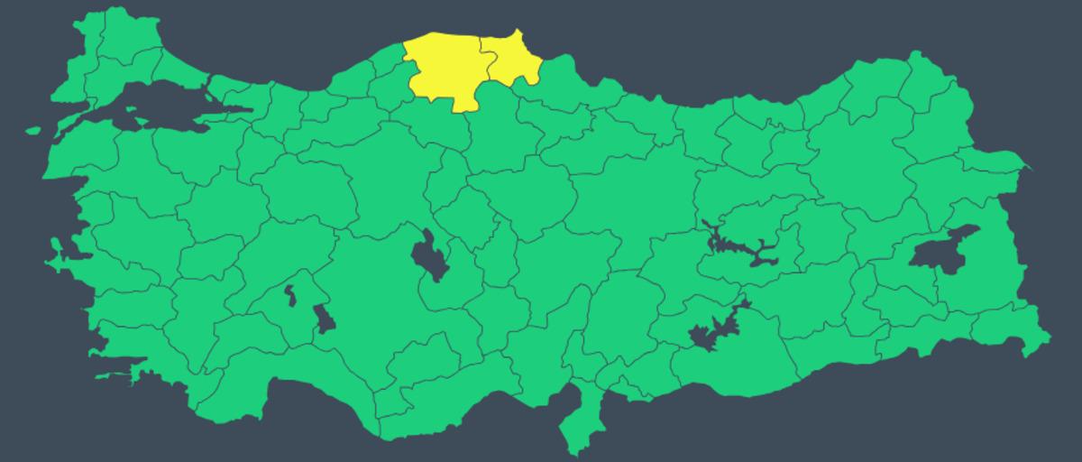 Meteoroloji den o illere sarı kodlu uyarı: Bu saatlere dikkat! 2