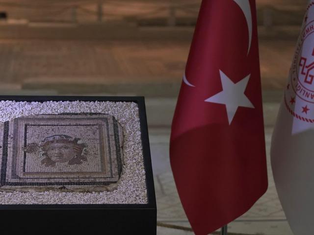 ABD'den T&uuml;rkiye'ye iade edilen&nbsp;Zeugma mozaik paneli evine kavuştu!