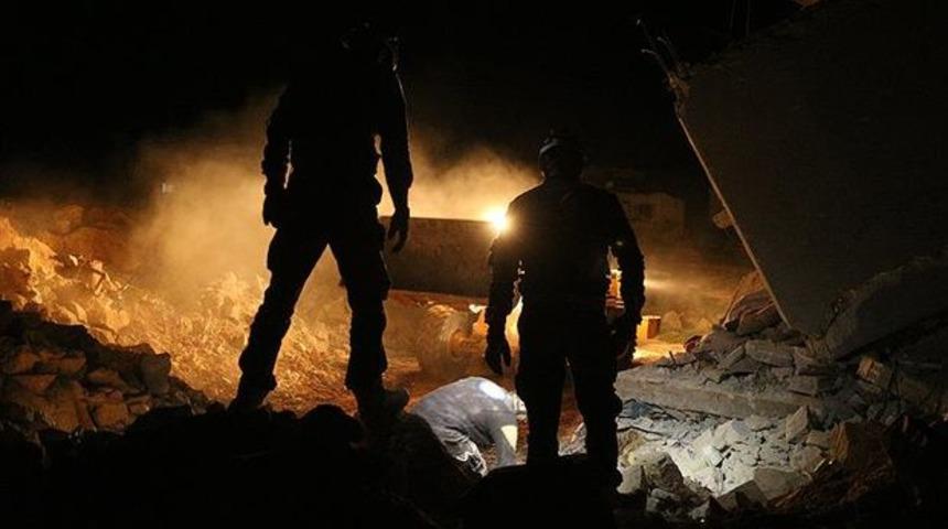 Son dakika!  İdlib'e hava saldırısı: 20 ölü, 80 yaralı