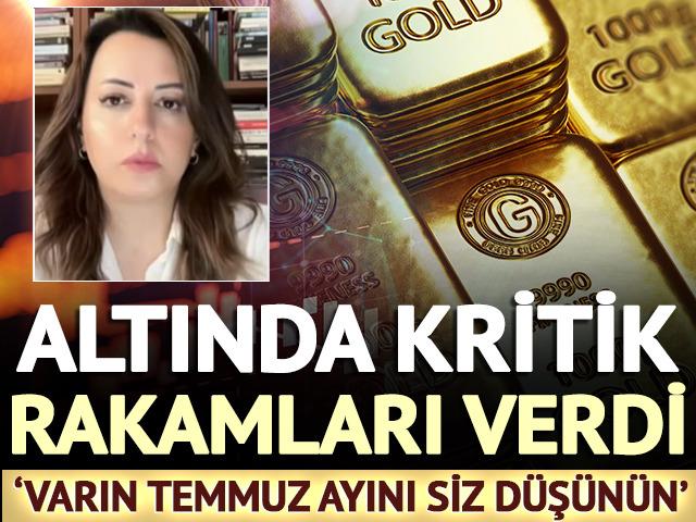 Altın fiyatlarında kritik rakamları verdi 'Varın siz d&uuml;ş&uuml;n&uuml;n' 