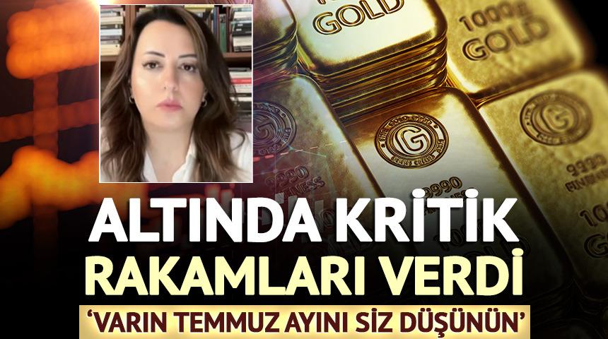 Altın fiyatlarında kritik rakamları verdi 'Varın siz d&uuml;ş&uuml;n&uuml;n' 