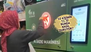 Kazan&ccedil; kapısına d&ouml;n&uuml;şt&uuml;, makine &ouml;n&uuml;nde sıra krizi &ccedil;ıktı: Torbalar dolusu...