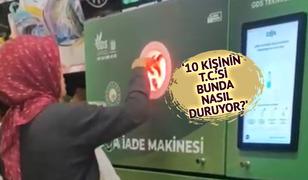 Kazan&ccedil; kapısına d&ouml;n&uuml;şt&uuml;, makine &ouml;n&uuml;nde sıra krizi &ccedil;ıktı: Torbalar dolusu...