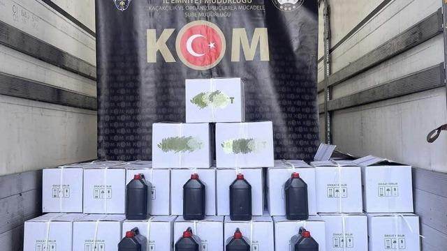 Niğde’de bin litre etil alkol ele geçirildi