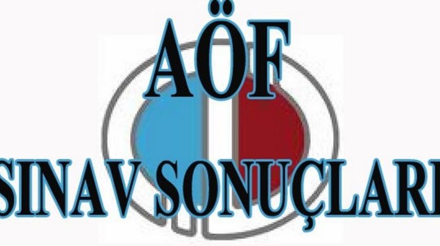 AÖF sınav sonuçları açıklandı! AÖF sınav sonucu sorgula (AÖF üç ders sınavı ne zaman?)
