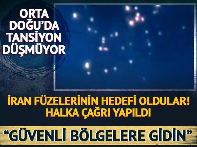Bahreyn f&uuml;zelerle hedef alındı! Halka 'G&uuml;venli yerlere gidin' &ccedil;ağrısı