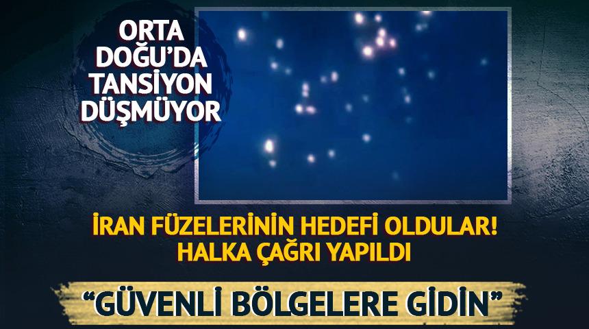 Bahreyn f&uuml;zelerle hedef alındı! Halka 'G&uuml;venli yerlere gidin' &ccedil;ağrısı